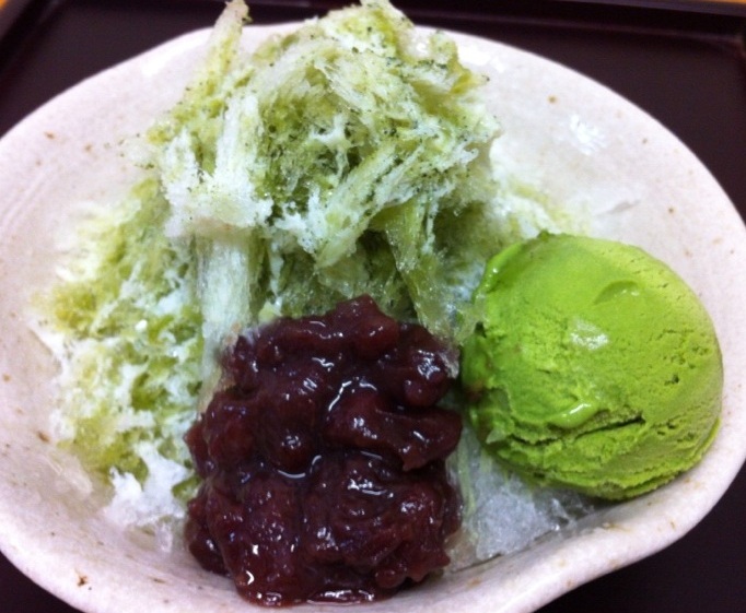 抹茶カキ氷